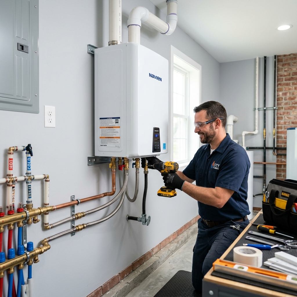 Water heater installation